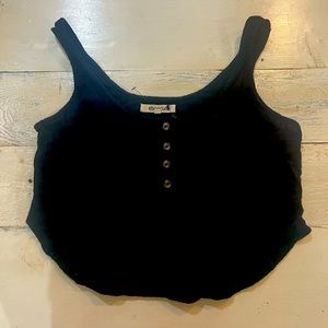 Women's Rip Curl black tank crop top size small
